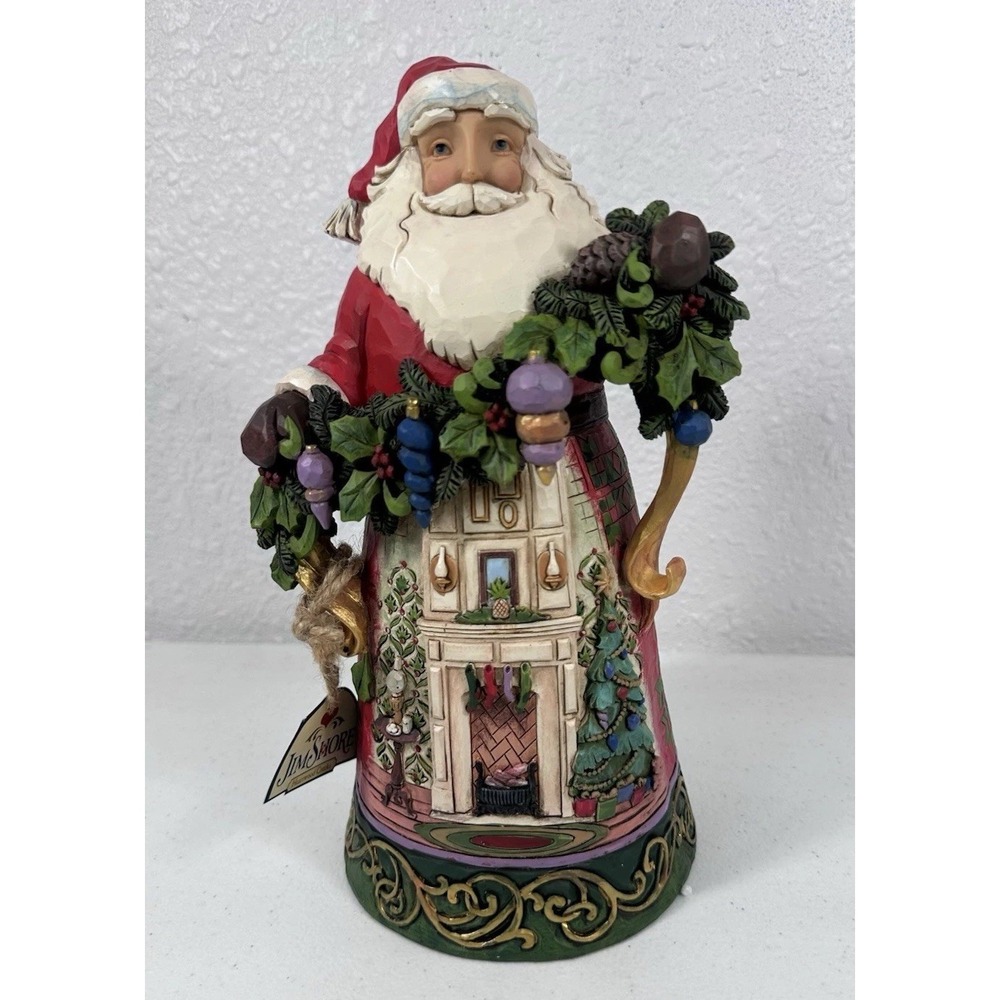 Jim Shore "It's Looking A Lot Like Christmas" 2018 Santa 6002730 With Box